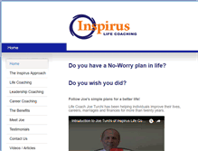 Tablet Screenshot of inspiruslifecoaching.com
